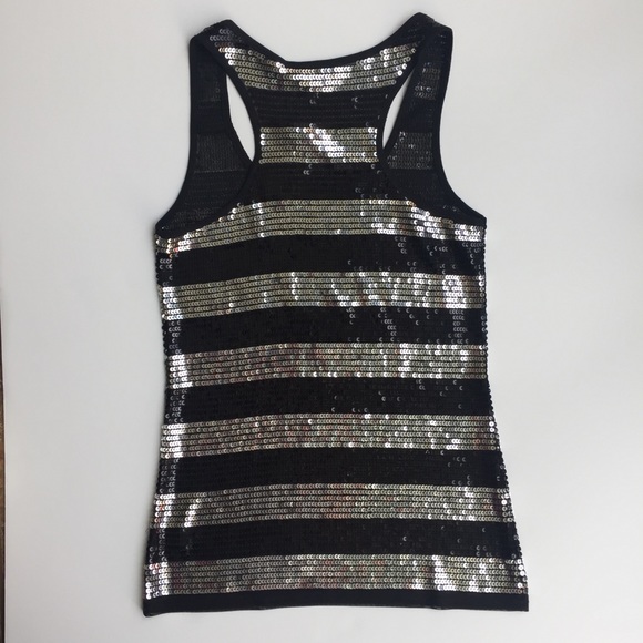 Women's Razor Back Sequins Top US Size M - Picture 3 of 7